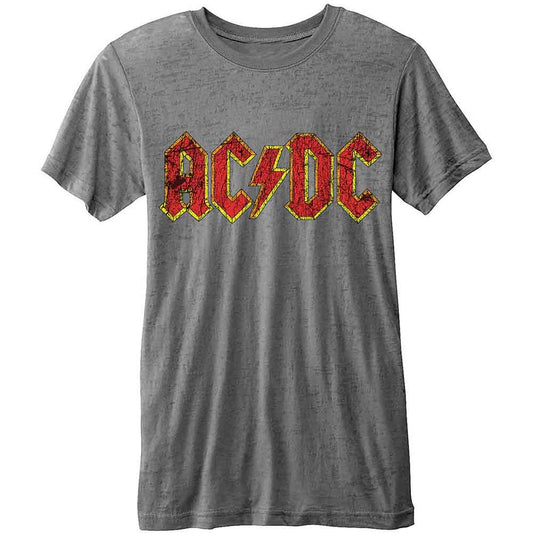 AC/DC Burnout T-Shirt: Classic Logo