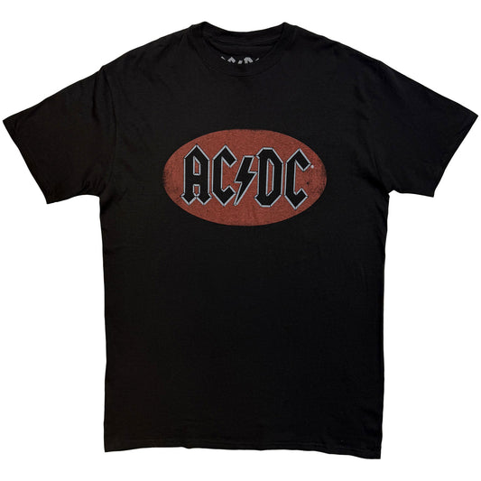 AC/DC T-Shirt: Oval Logo Vintage