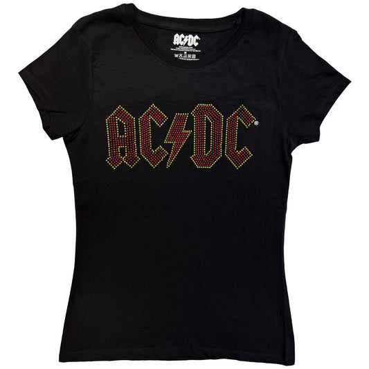 AC/DC Ladies T-Shirt: Full Colour Logo
