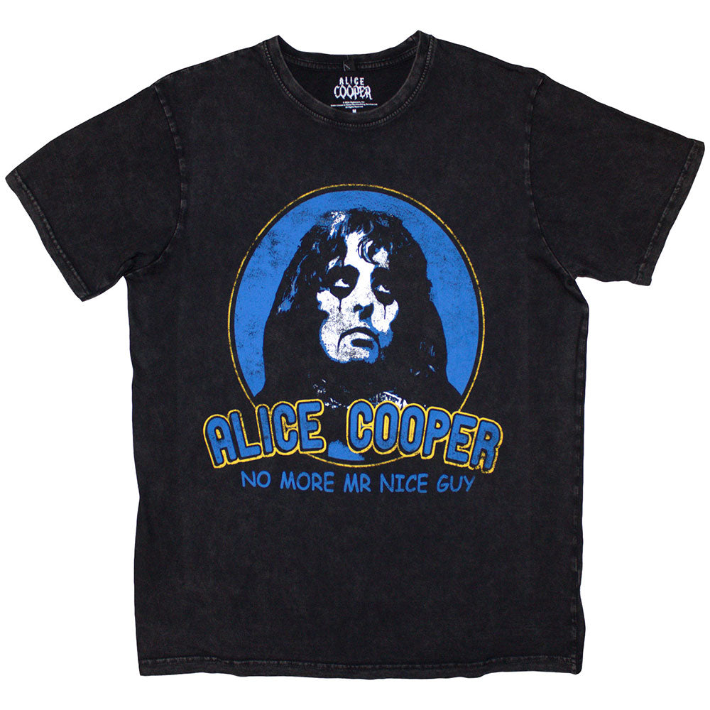 Alice Cooper Stone Wash T-Shirt: No More Mr Nice Guy