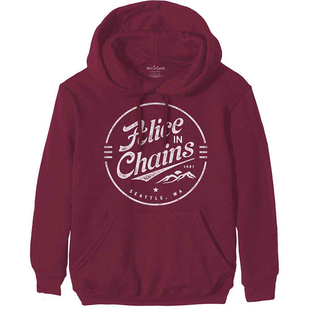 Alice In Chains Pullover Hoodie: Circle Emblem