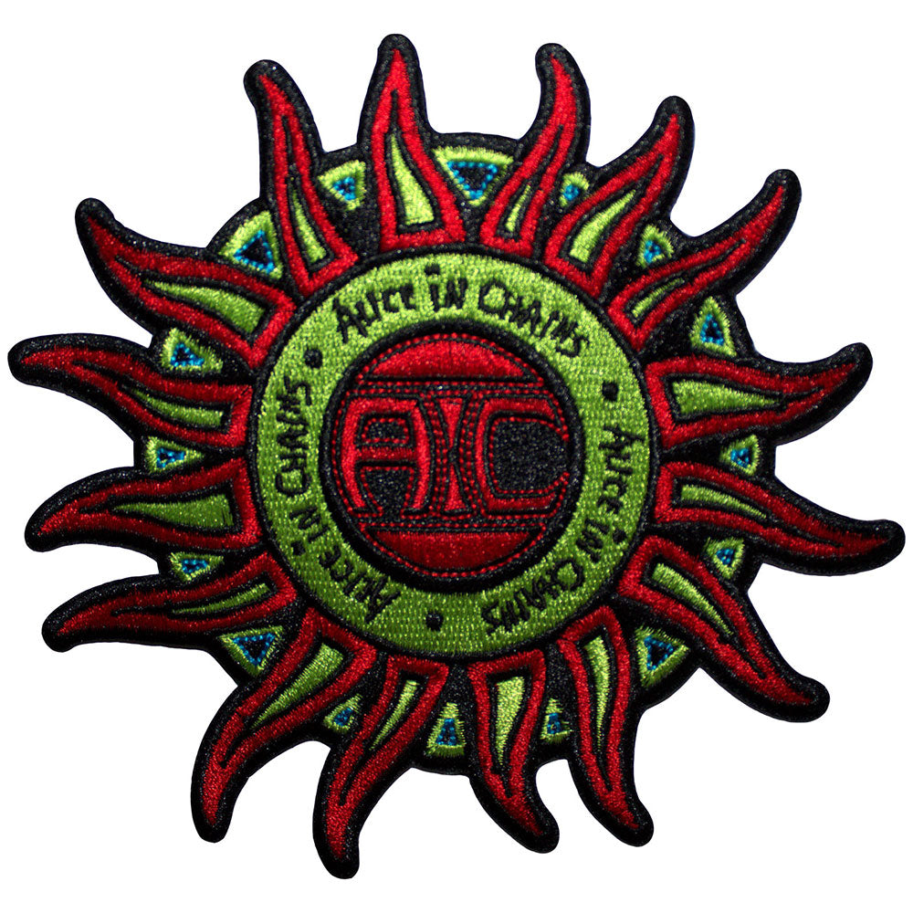 Alice In Chains Patch: Sun Logo Colour