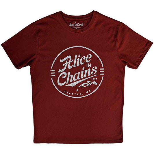 Alice In Chains T-Shirt: Circle Emblem