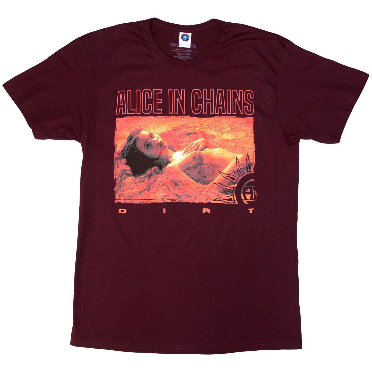 Alice In Chains T-Shirt: Dirt Orange