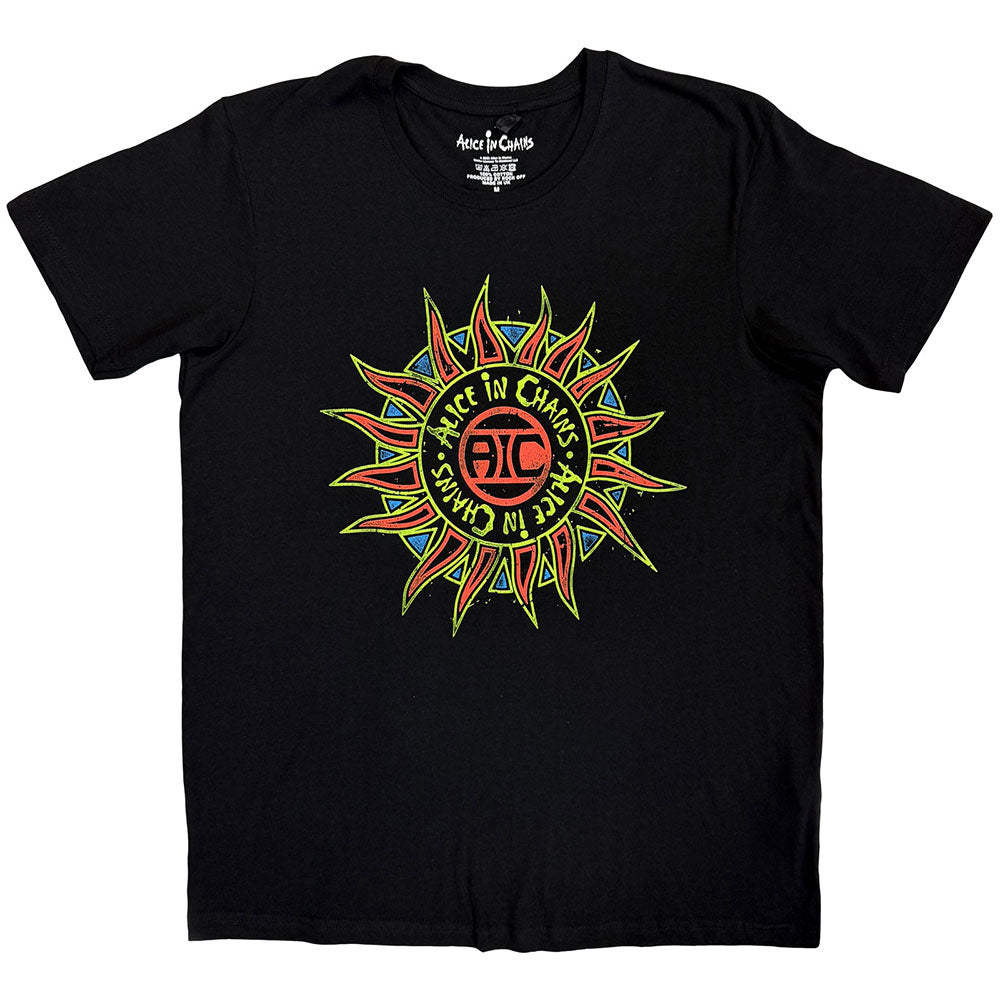 Alice In Chains T-Shirt: Sun Logo