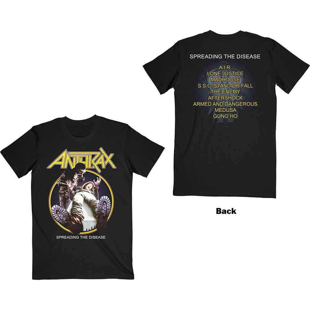 Anthrax T-Shirt: Spreading The Disease Track list
