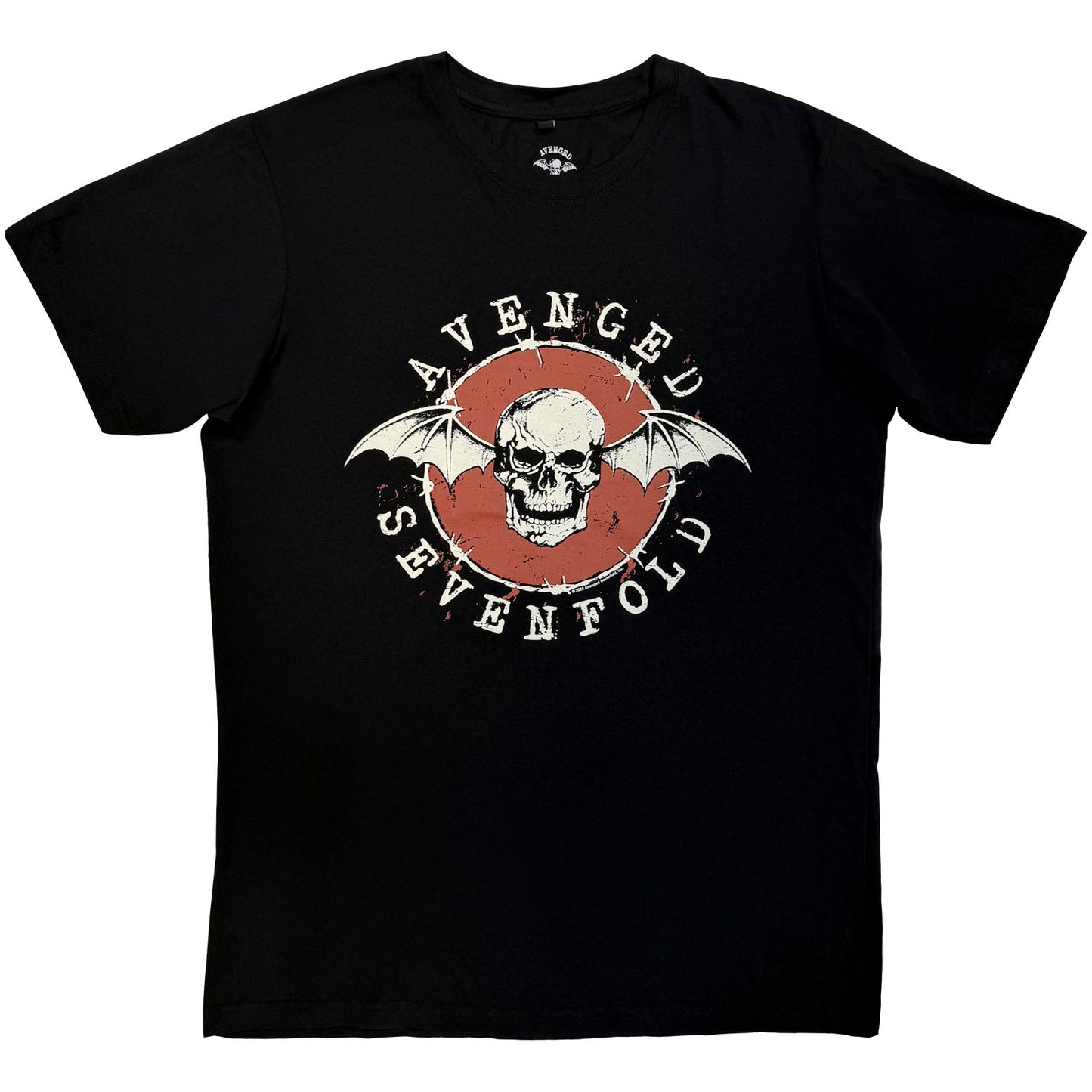 Avenged Sevenfold Carbon T-Shirt: Deathbat Red Circle