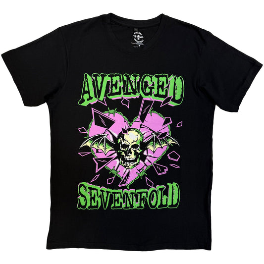 Avenged Sevenfold Premium Carbon T-Shirt: Heart Break