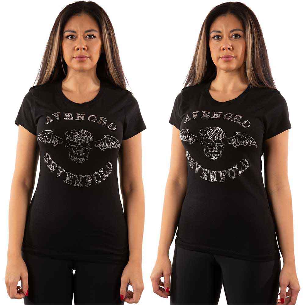 Avenged Sevenfold Ladies T-Shirt: Death Bat