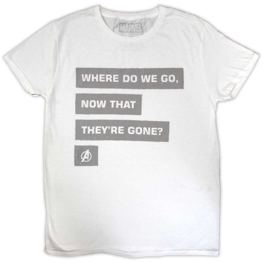 Marvel Comics T-Shirt: Avengers Now That They're Gone