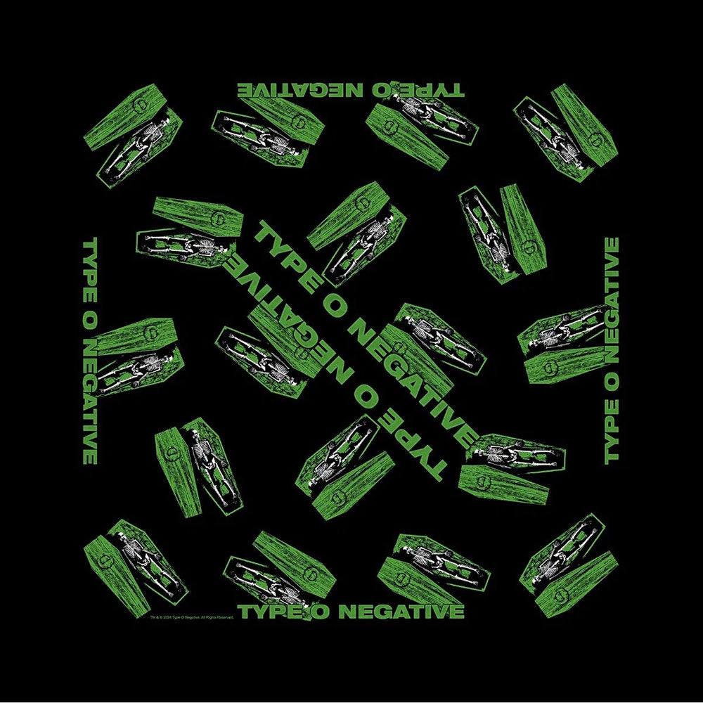 Type O Negative Bandana: Coffins