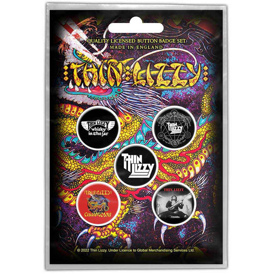 Thin Lizzy Badge: Chinatown