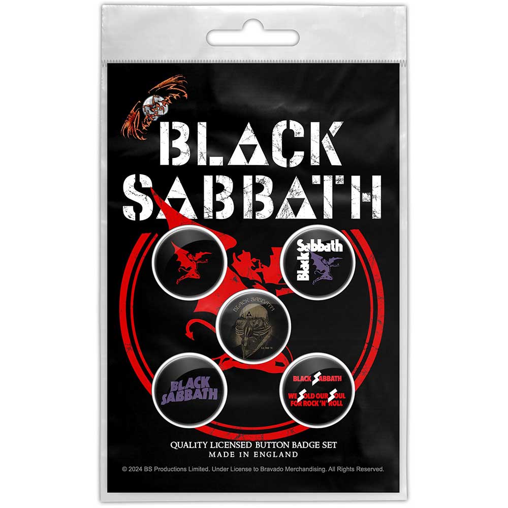 Black Sabbath Badge: Red Devil
