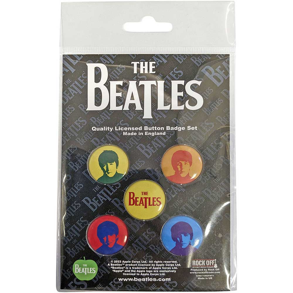 The Beatles Badge: J  P  G&R Coloured