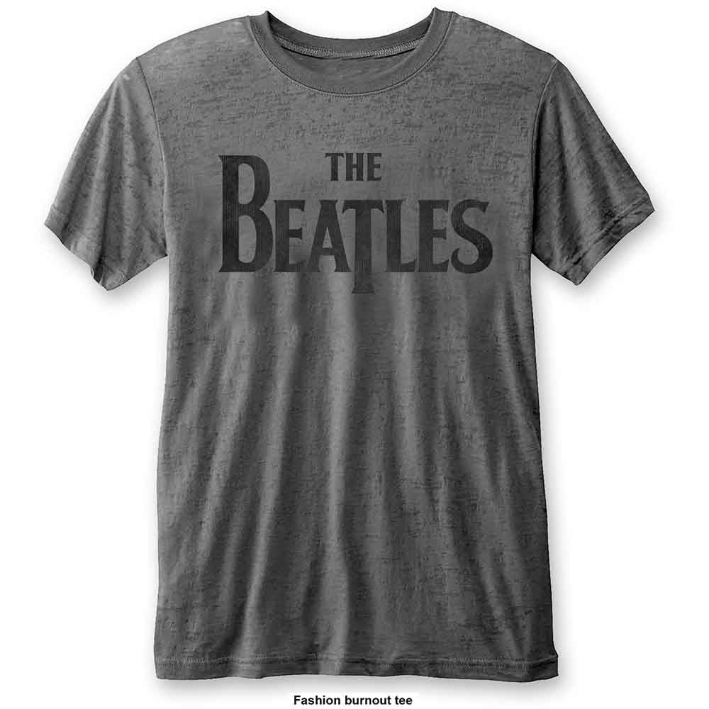 The Beatles Burnout T-Shirt: Drop T Logo