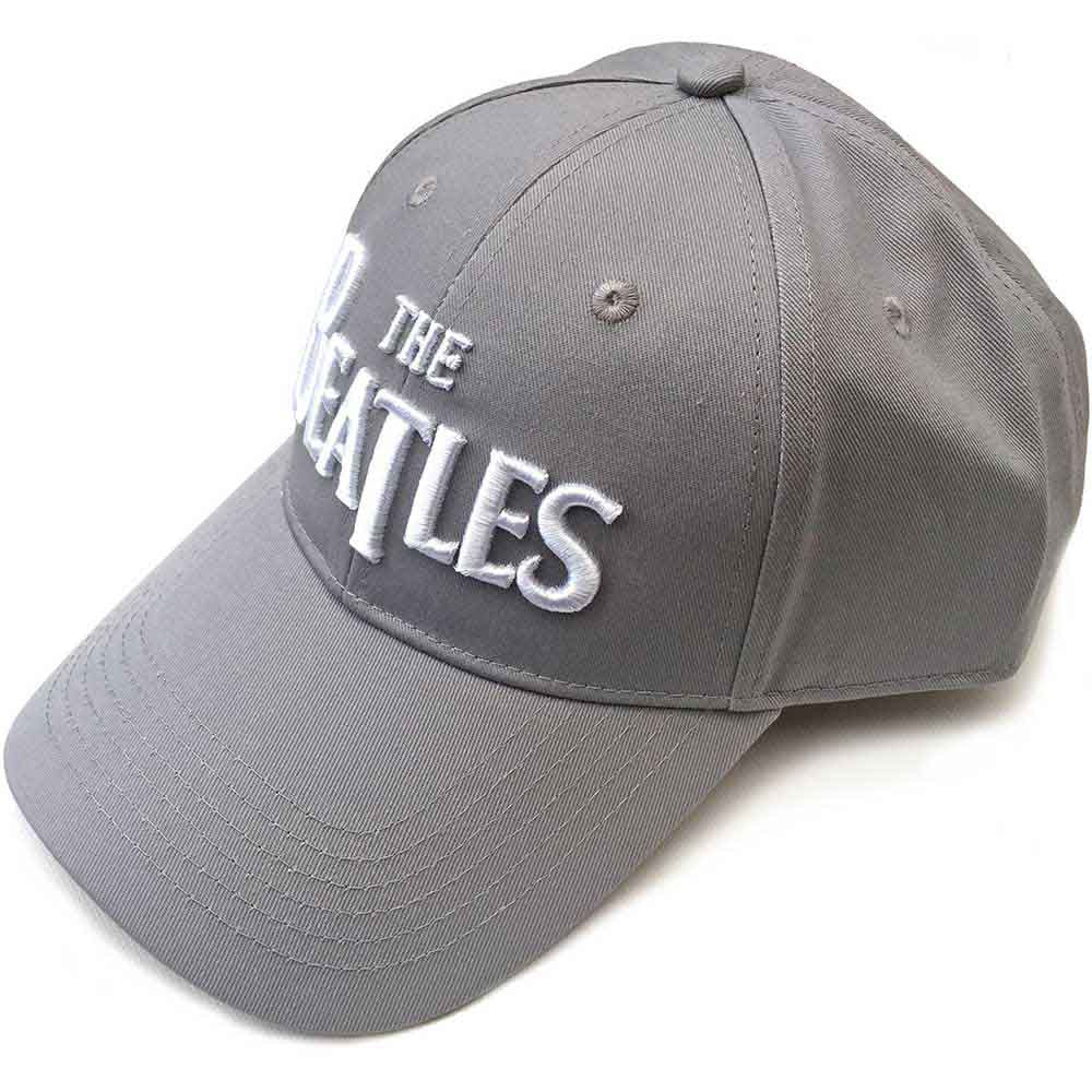 The Beatles Baseball Cap: White Drop T Logo