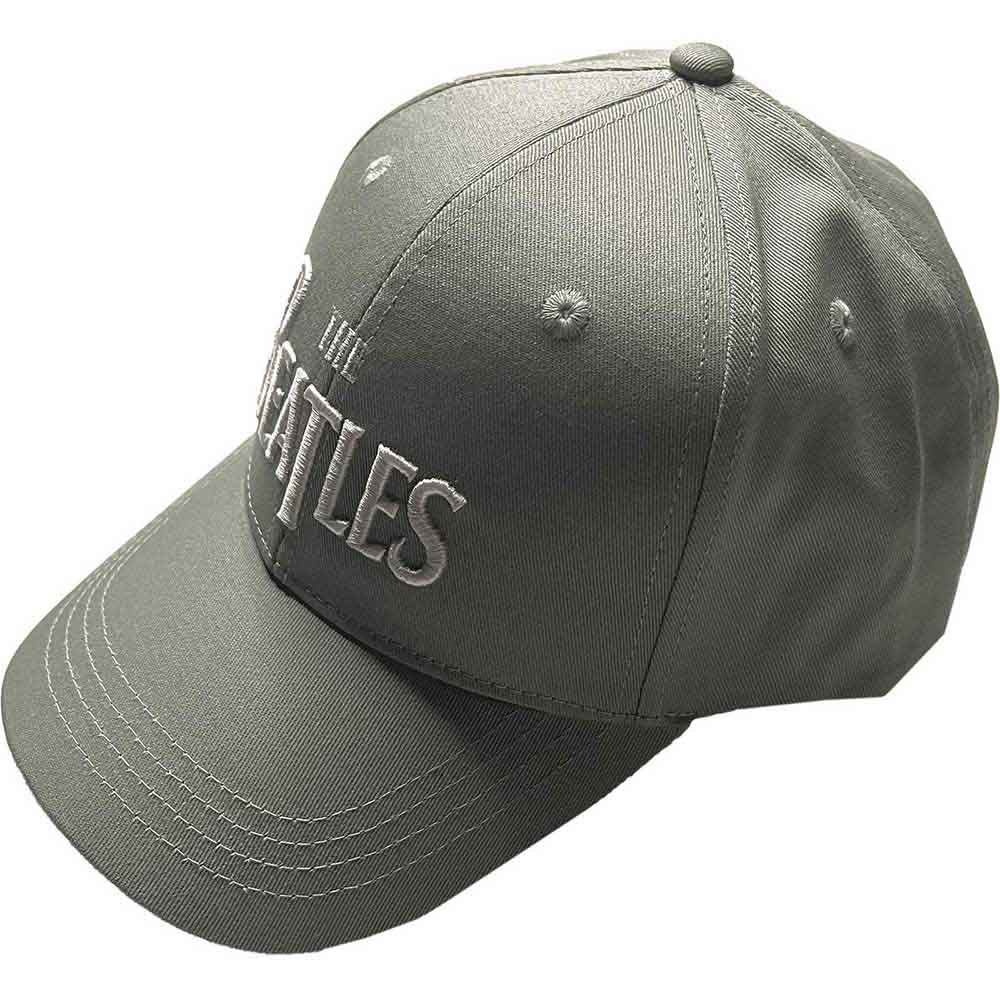 The Beatles Baseball Cap: White Drop T Logo