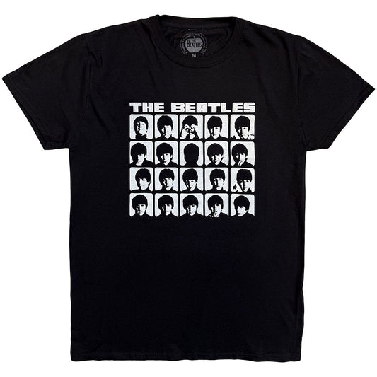 The Beatles T-Shirt: Hard Days Night Faces Mono