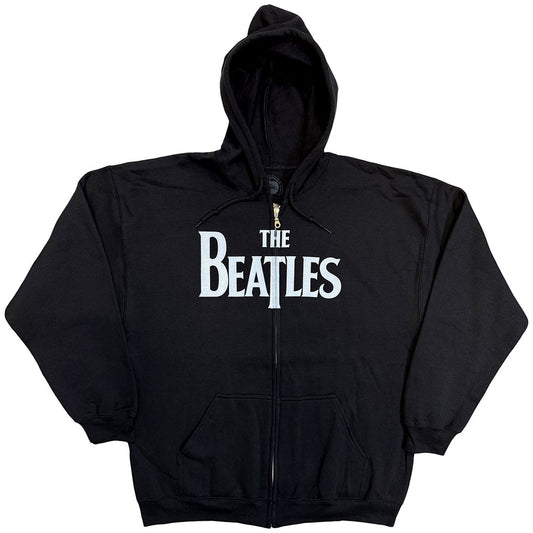 The Beatles Zipped Hoodie: Drop T Logo