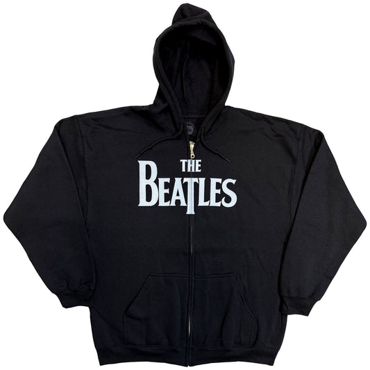 The Beatles Zipped Hoodie: Drop T Logo