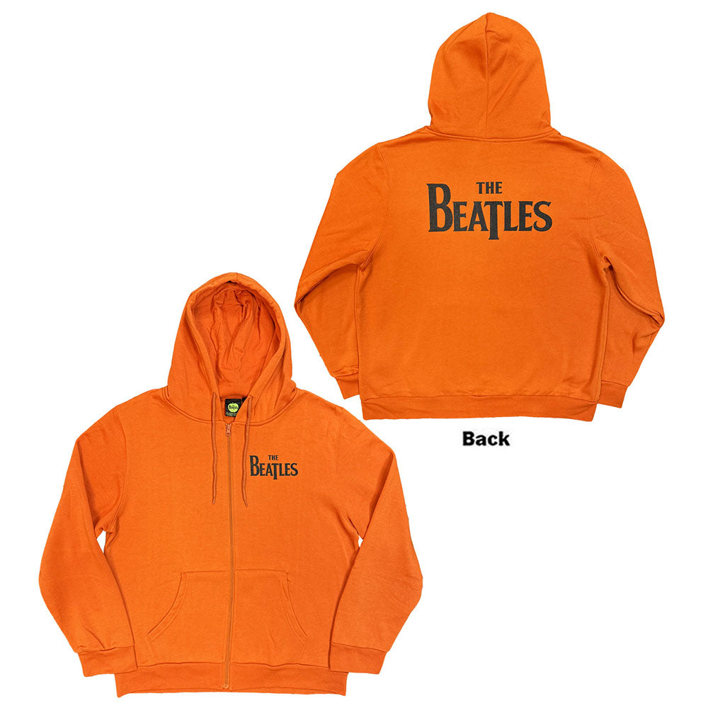 The Beatles Zipped Hoodie: Drop T Logo