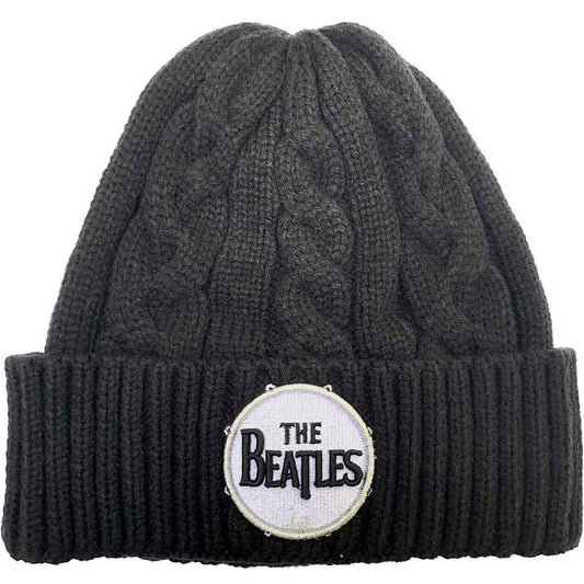 The Beatles Beanie Hat: Drum Logo