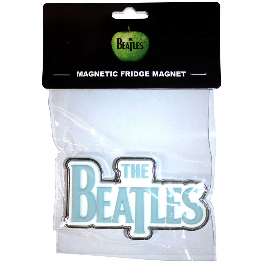 The Beatles Premium Fridge Magnet: Sky Blue Drop T Logo