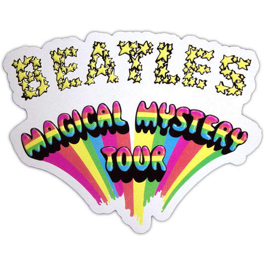 The Beatles Premium Fridge Magnet: Magical Mystery Tour Logo Embossed