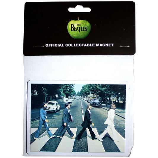 The Beatles Premium Fridge Magnet: Abbey Road Embossed