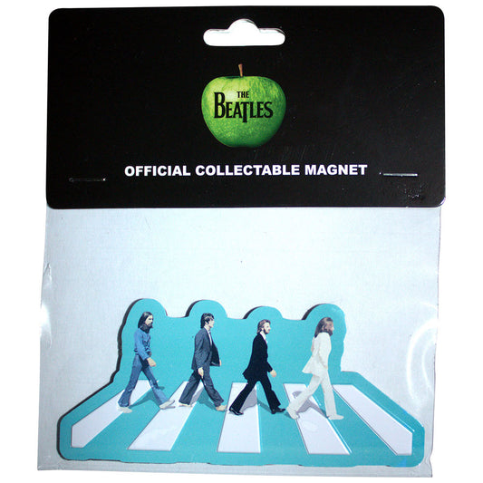 The Beatles Premium Fridge Magnet: Abbey Road Crossing Embossed