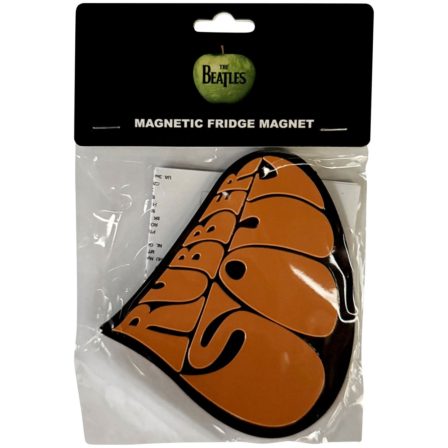 The Beatles Premium Fridge Magnet: Rubber Soul Logo