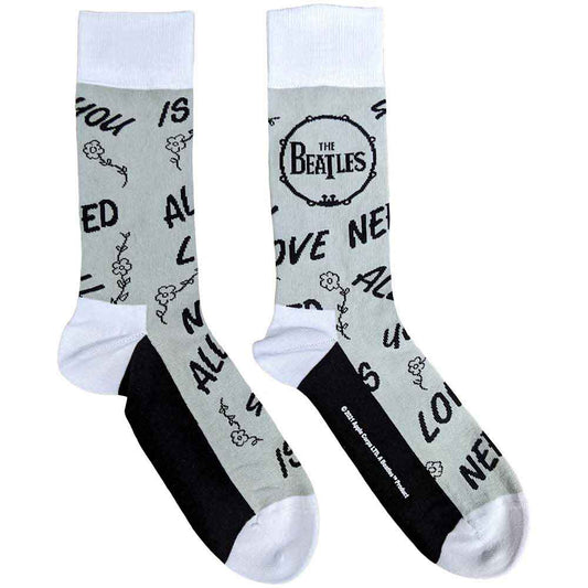 The Beatles Socks: All You Need Is Love & Drum