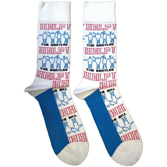 The Beatles Socks: Help! Outlines Repeat