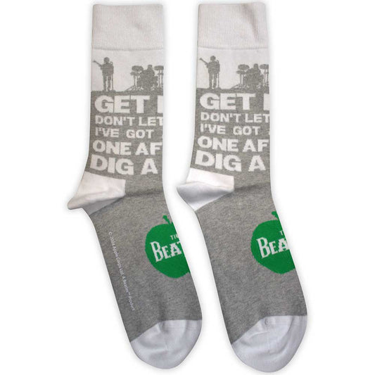 The Beatles Socks: Rooftop Silhouettes & Apple