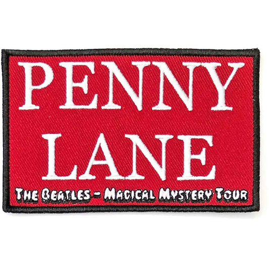 The Beatles Patch: Penny Lane Red