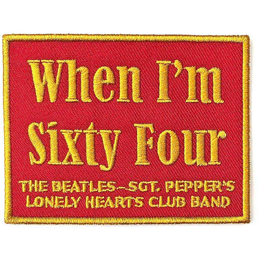 The Beatles Patch: When I'm Sixty Four