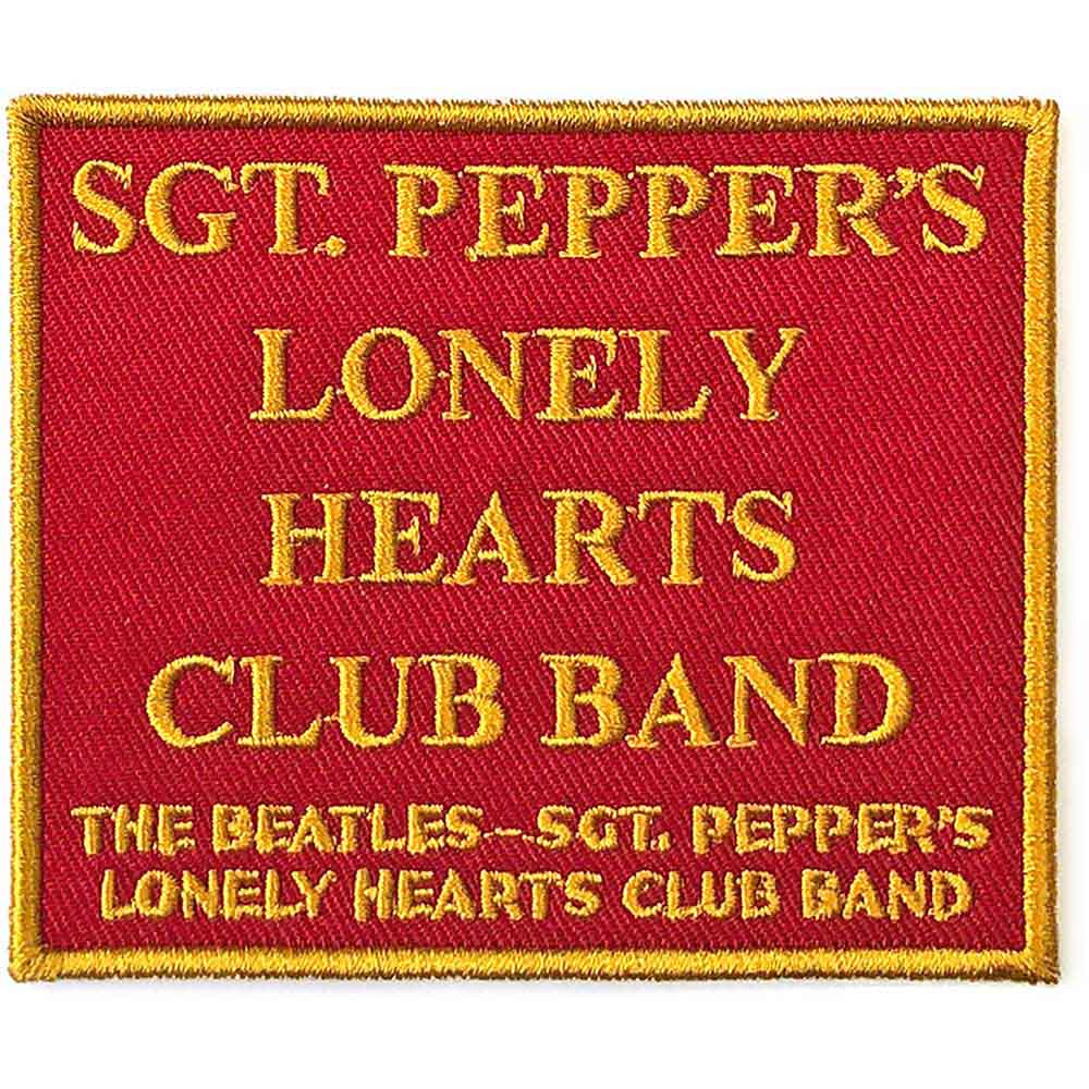 The Beatles Patch: Sgt. Pepper's.Red