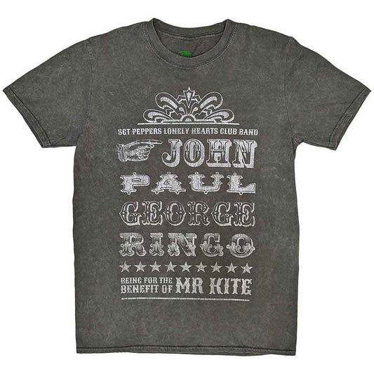 The Beatles T-Shirt: Mr Kite Snow Wash