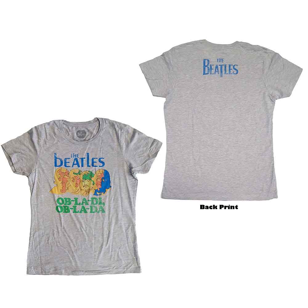 The Beatles Ladies T-Shirt: Vintage Ob La Di