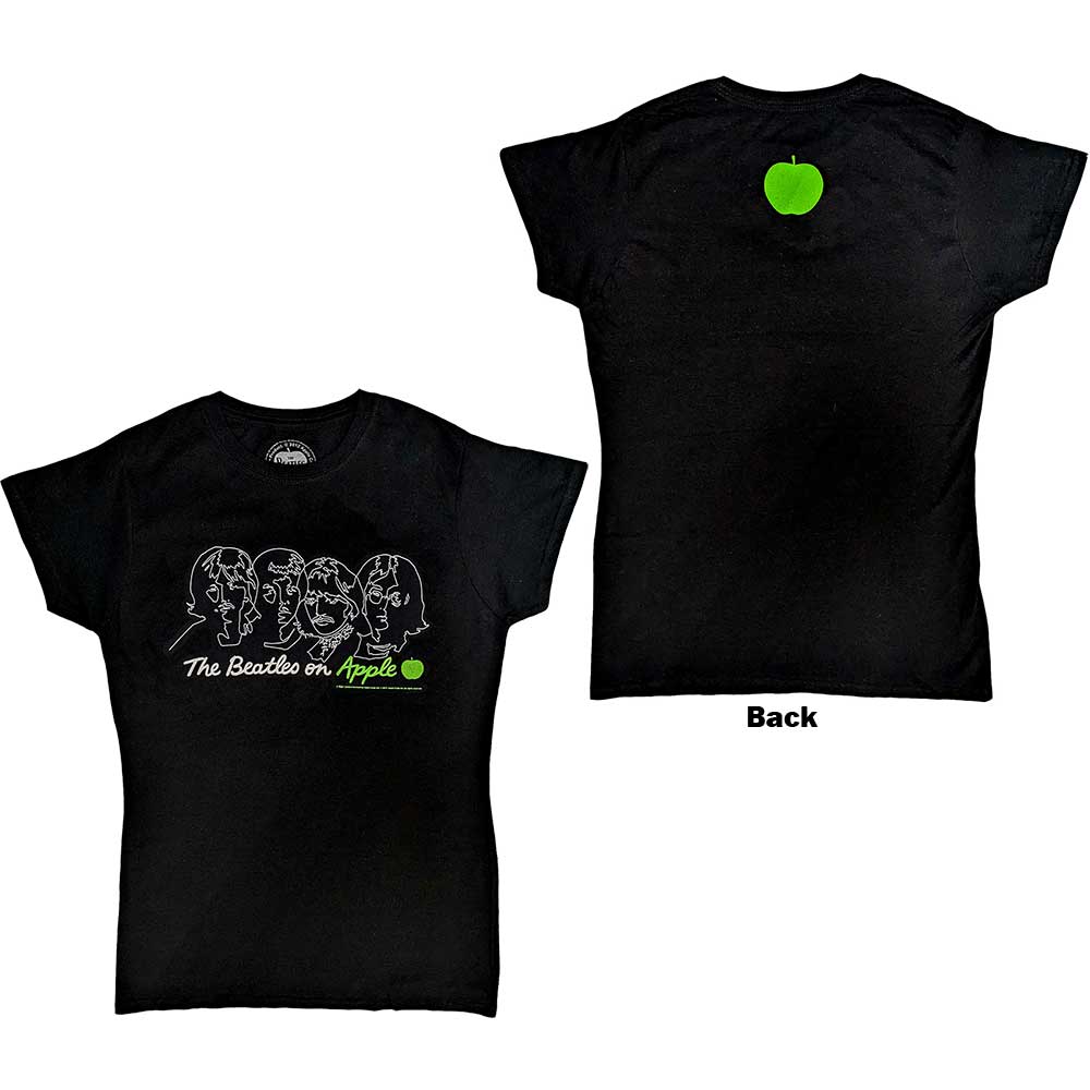 The Beatles Ladies T-Shirt: On Apple