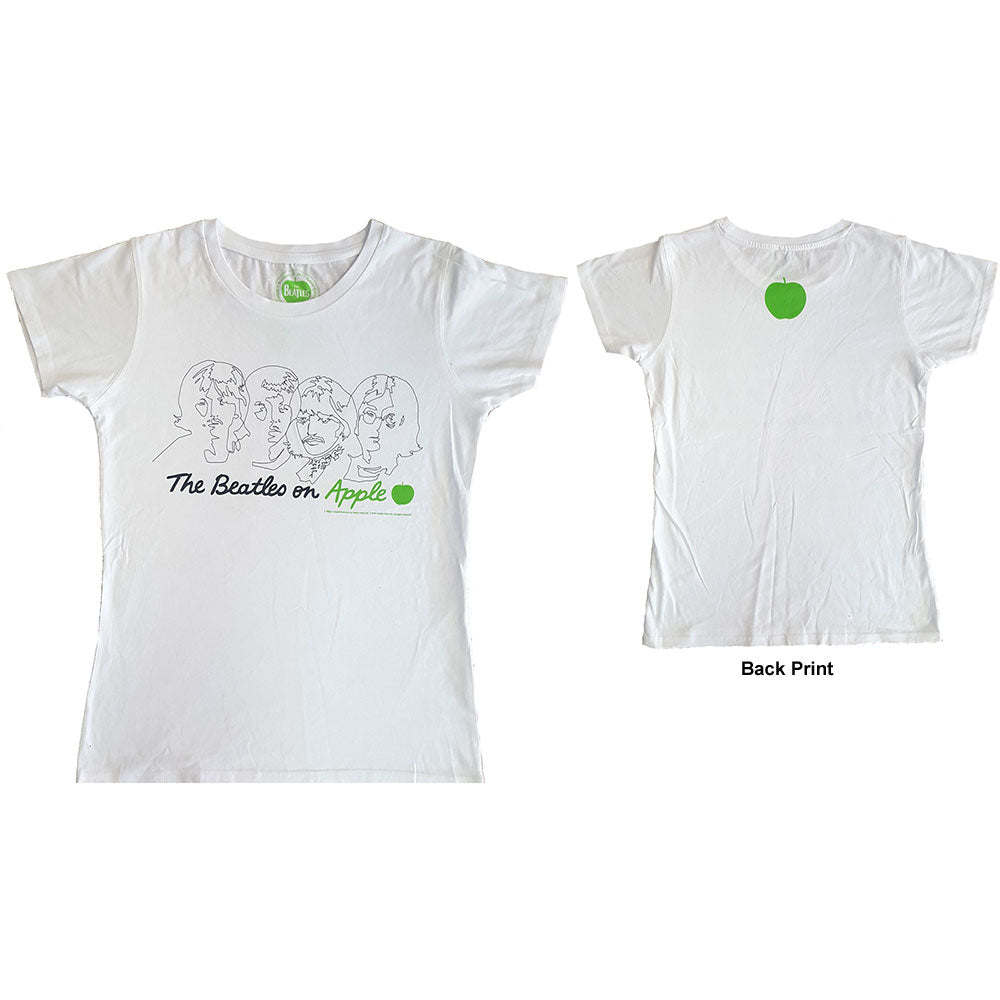 The Beatles Ladies T-Shirt: On Apple