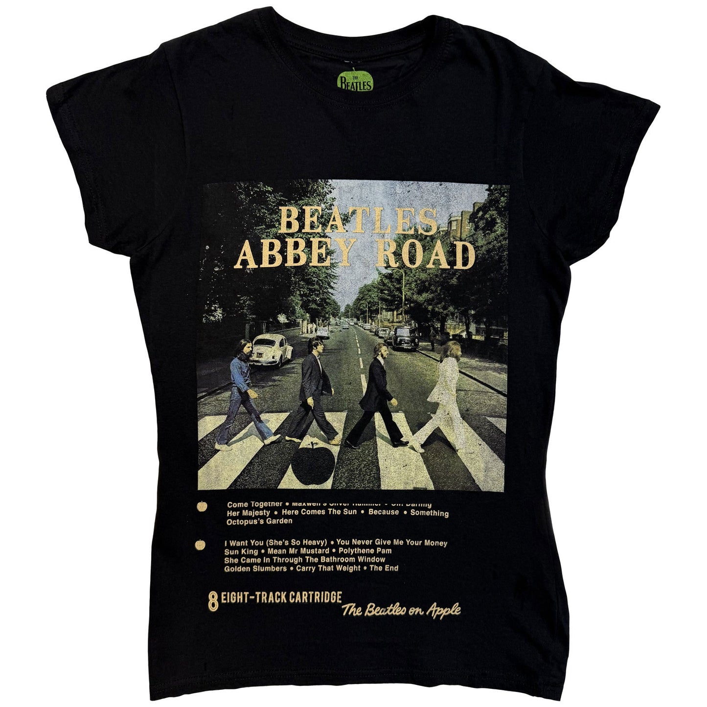 The Beatles Ladies T-Shirt: Abbey Road 8 Track