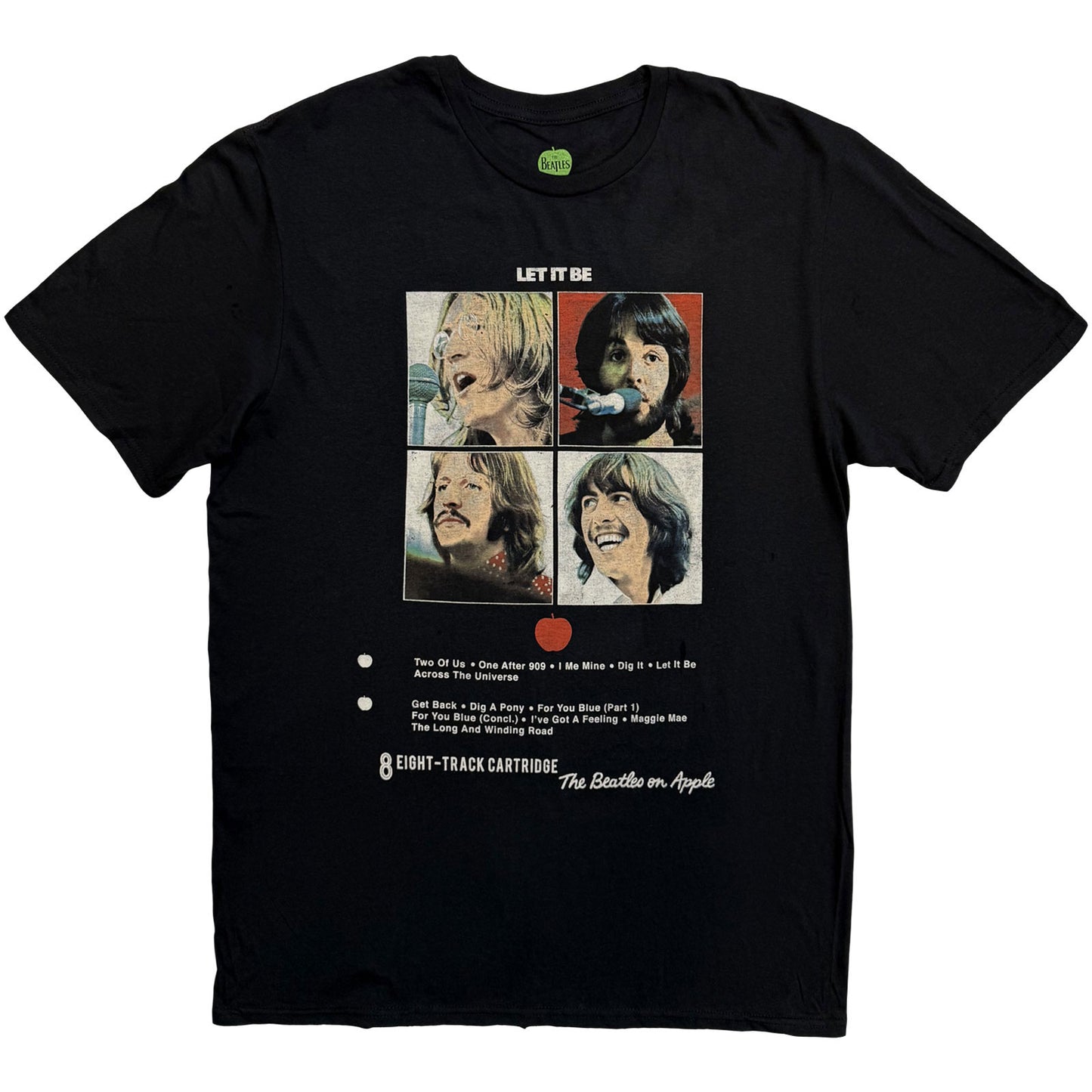 The Beatles T-Shirt: Let it Be 8 Track