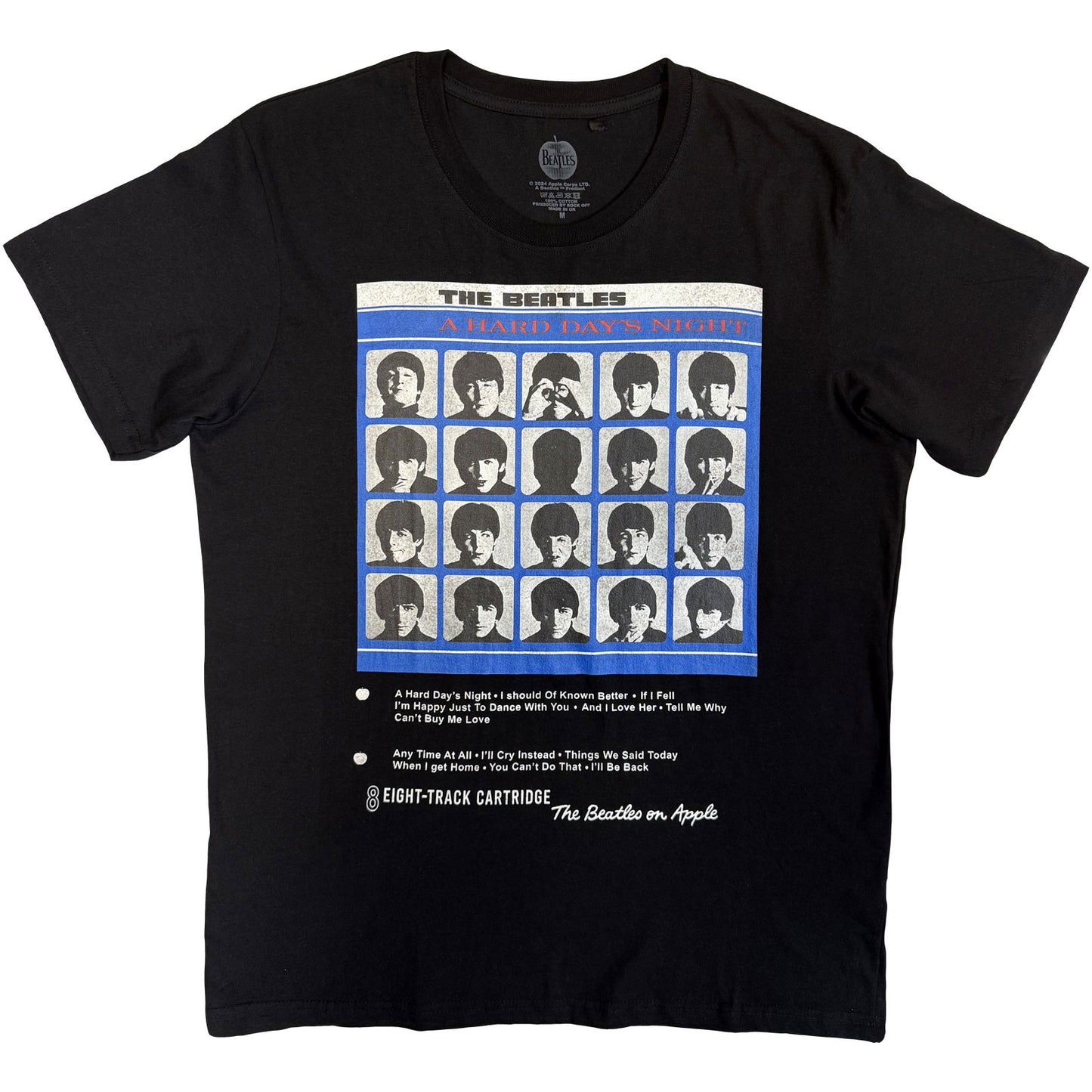 The Beatles T-Shirt: Hard Days Night 8 Track
