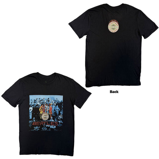 The Beatles T-Shirt: Sgt Pepper Blue
