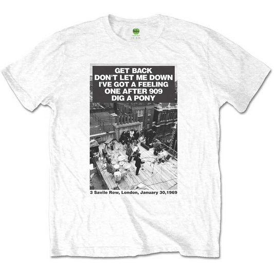The Beatles T-Shirt: Rooftop Songs