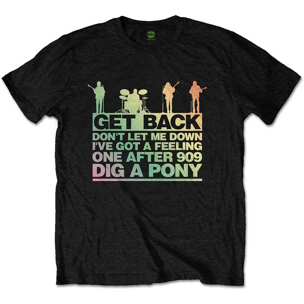 The Beatles T-Shirt: Get Back Gradient