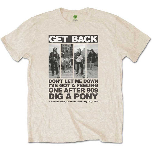 The Beatles T-Shirt: Rooftop Panels