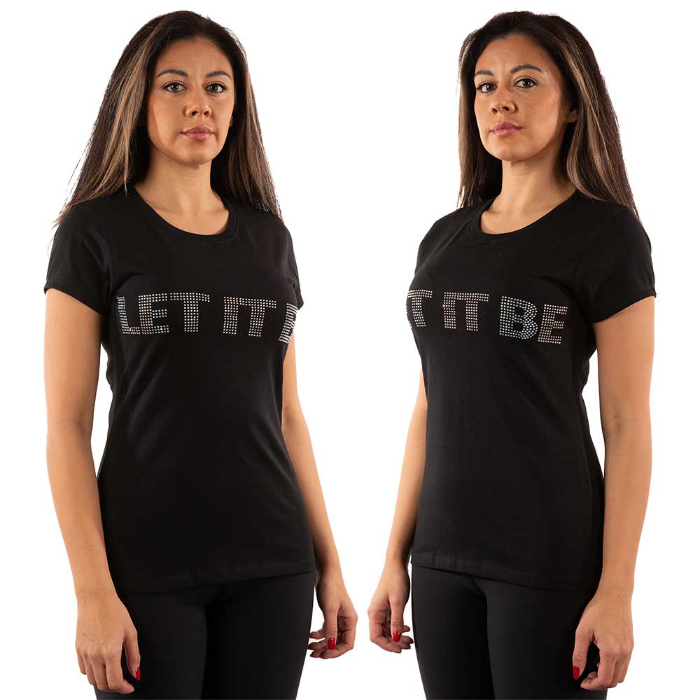 The Beatles Ladies T-Shirt: Let It Be Crystals