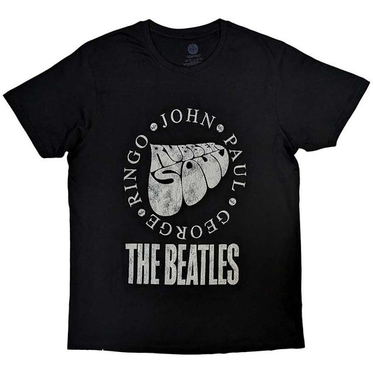 The Beatles T-Shirt: Rubber Soul Names